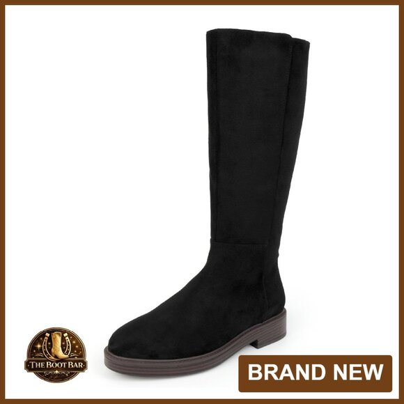 Knee-High Boots with Shearling Lining Ortholite Footbed Size 5-12
